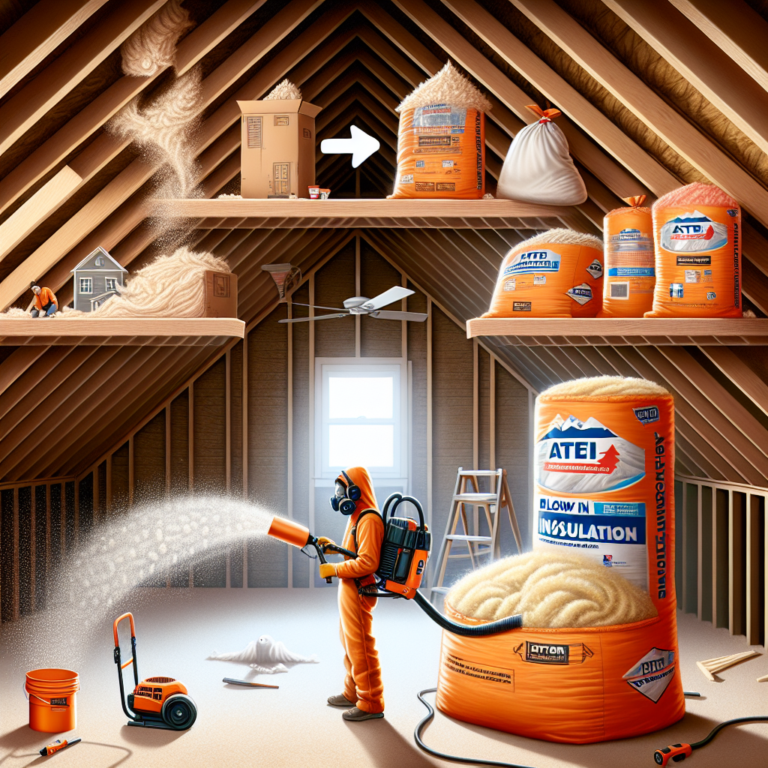 attic blown insulation home depot