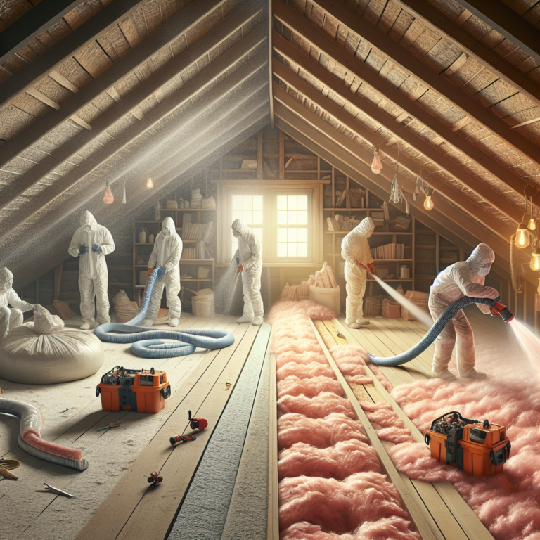 Attic Insulation Blown Fiberglass