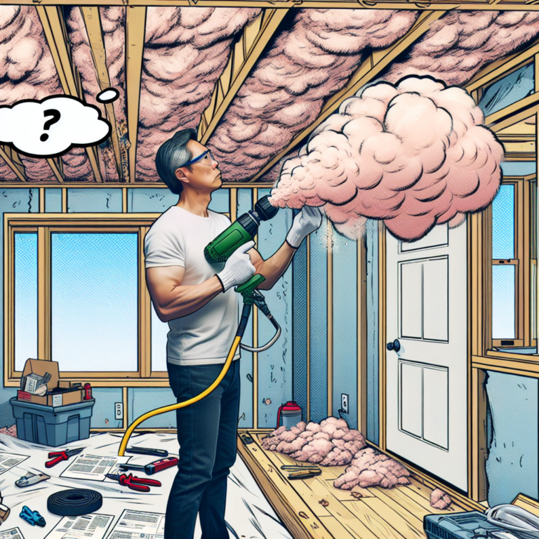 blowing in insulation diy