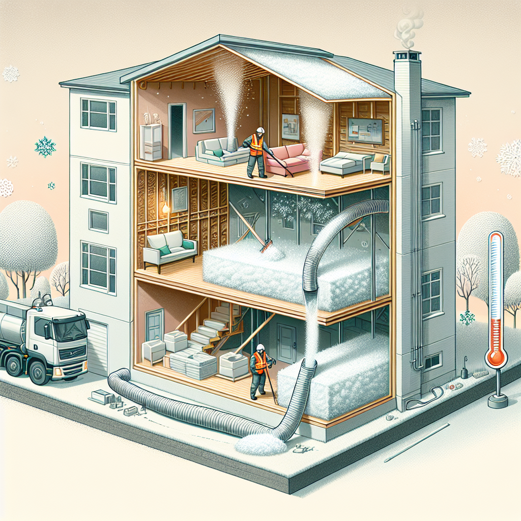 blown in insulation from outside