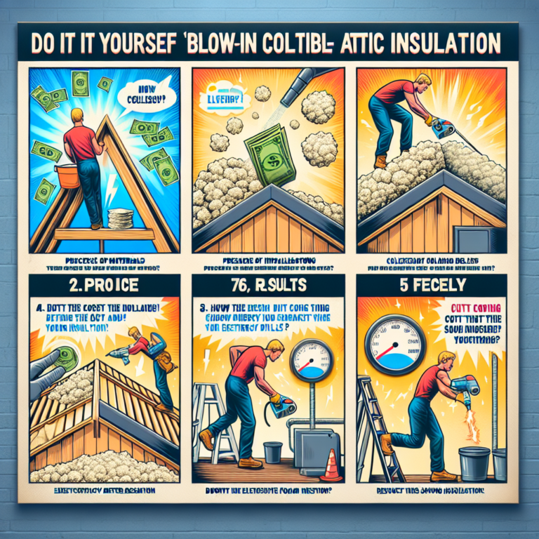 diy blown in cellulose attic insulation