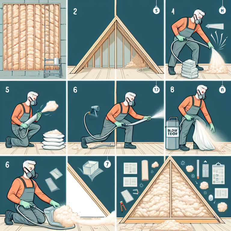 diy blown in wall insulation