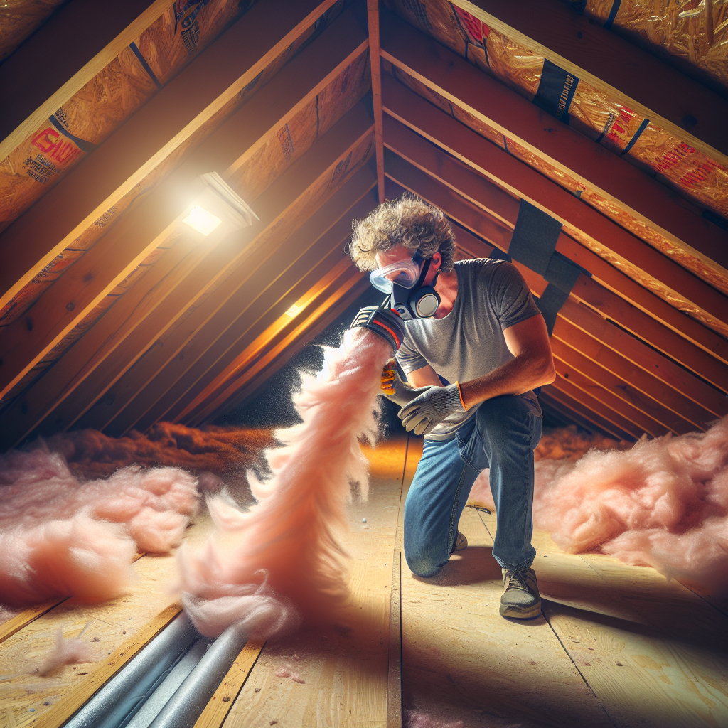 Effortless Attic Insulation: The Blown-In Fiberglass Process in Houston