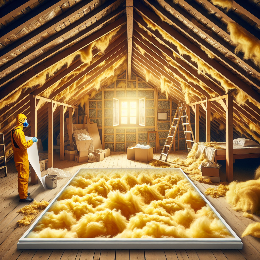 Revolutionize Your Attic with Yellow Blown-In Cellulose Insulation