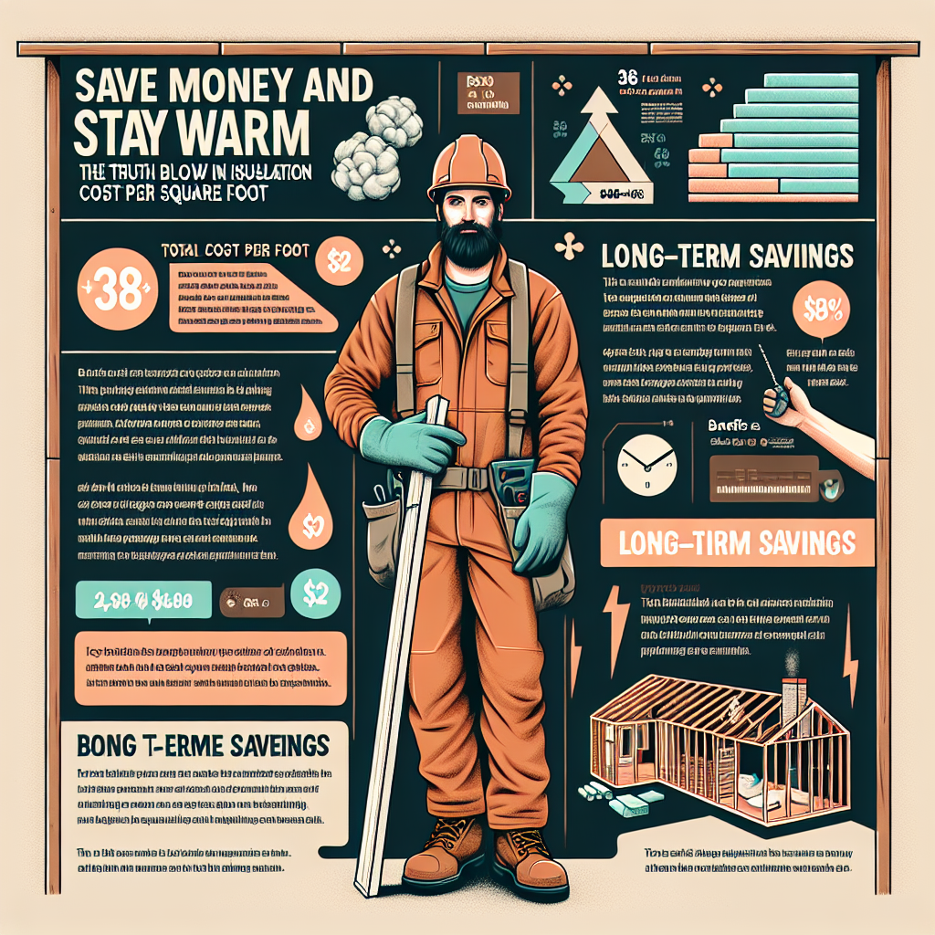 Save Money and Stay Warm: The Truth About R38 Blow In Insulation Cost Per Square Foot