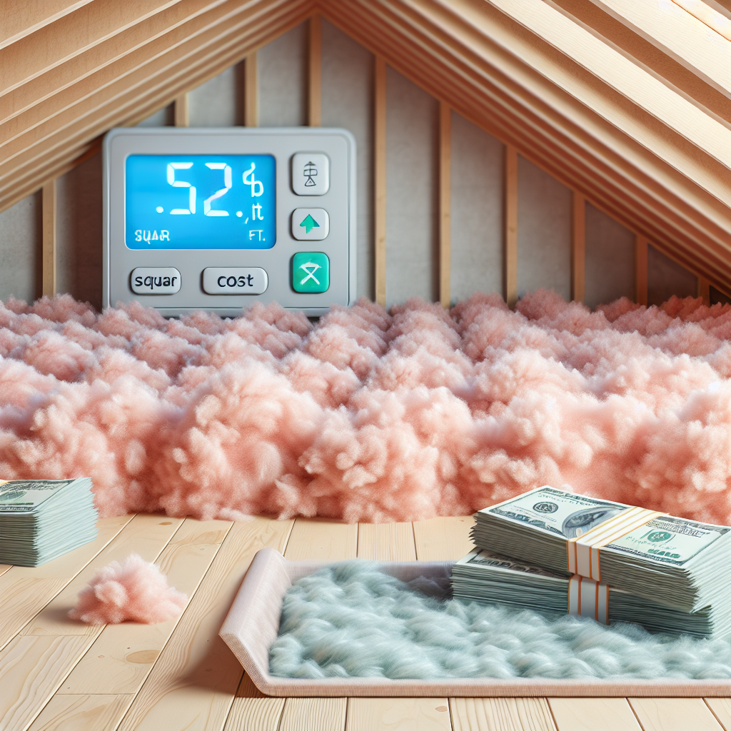 Save Money on Energy Bills: Blown In Fiberglass Insulation Cost Per Square Foot