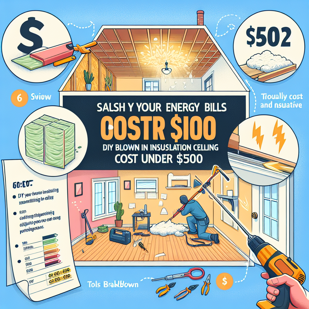 Slash Your Energy Bills: DIY Blown In Insulation Ceiling Cost Under $500