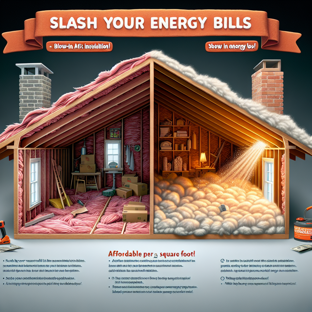Slash Your Energy Bills with Blown-In Attic Insulation: Affordable Price Per Square Foot!