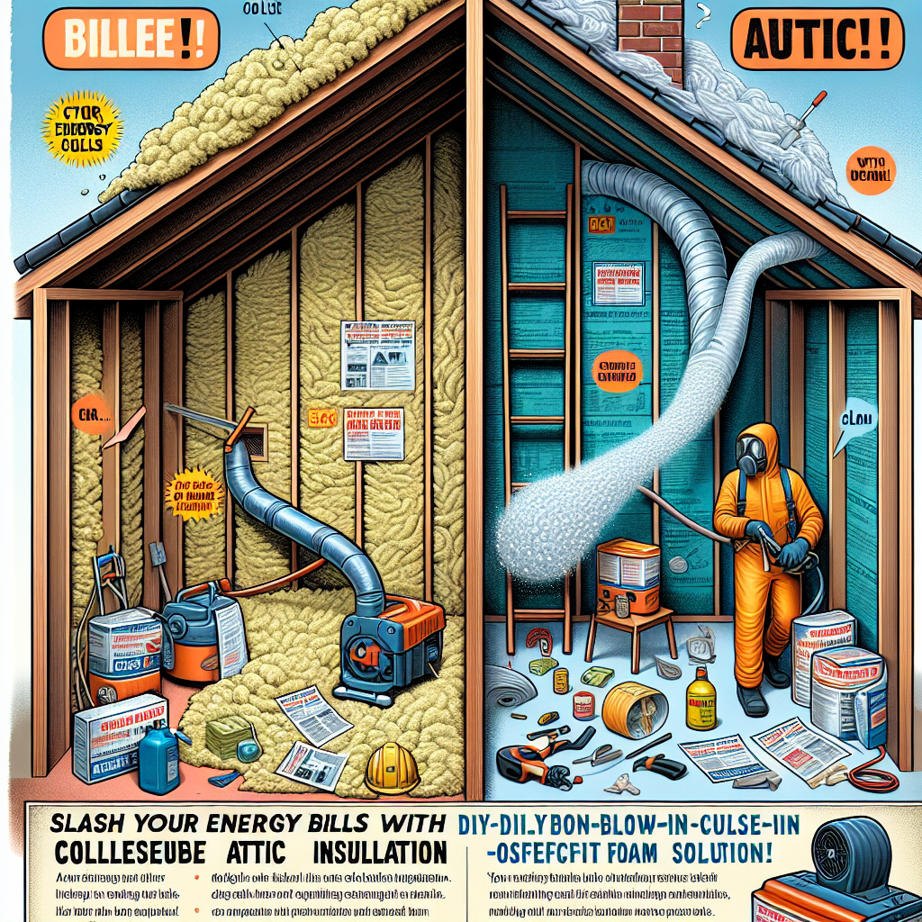 Slash Your Energy Bills with DIY Blown-In Cellulose Attic Insulation: Cost-Effective Foam Solution!