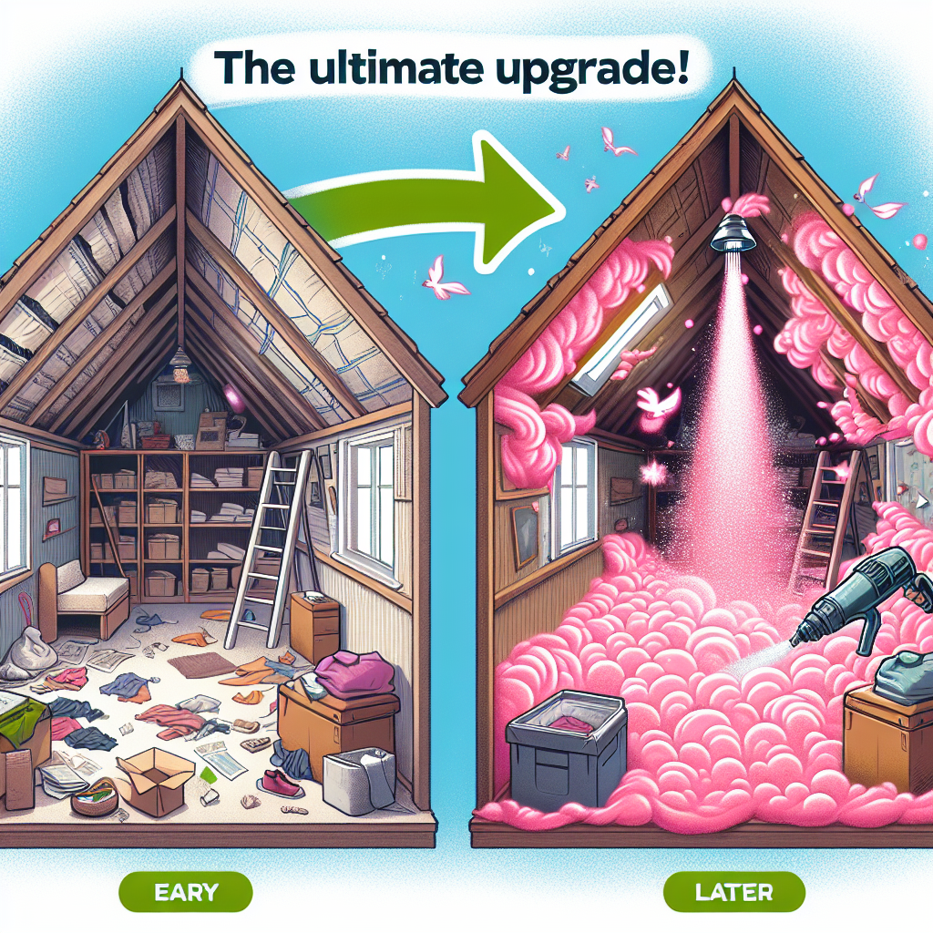 Transform Your Attic with AttiCat Pink Blown-In Insulation: The Ultimate Upgrade!