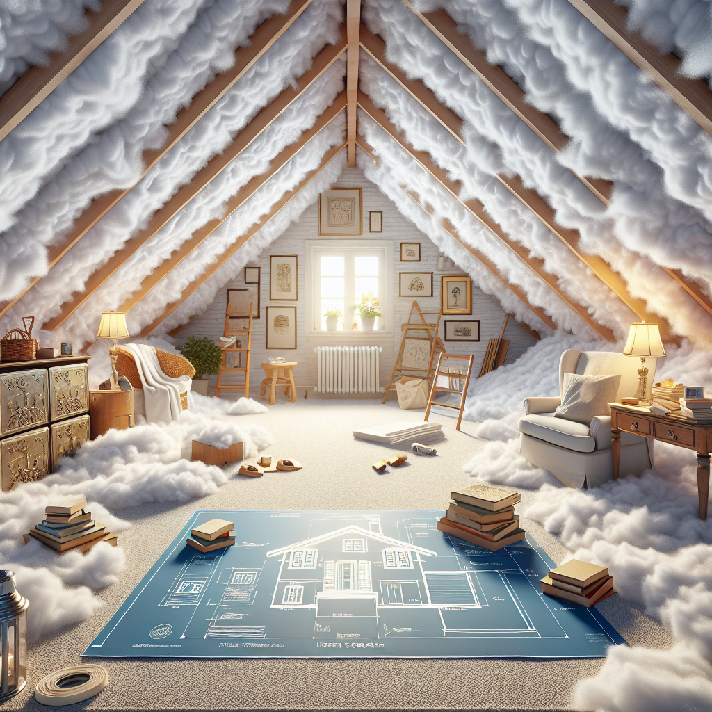 Transform Your Home with White Blown-In Attic Insulation: The Ultimate Upgrade!