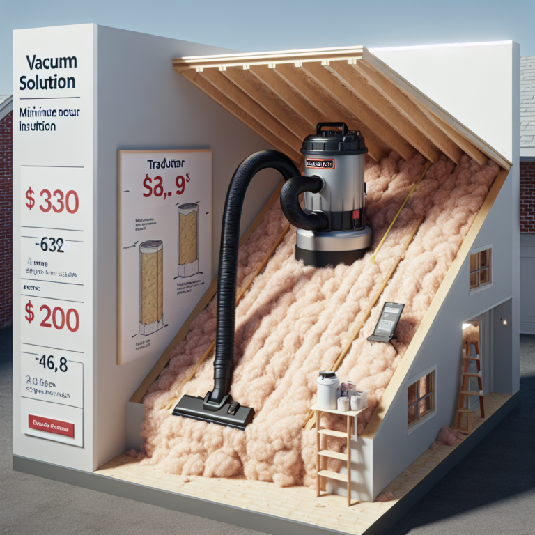 vacuum for blown in insulation
