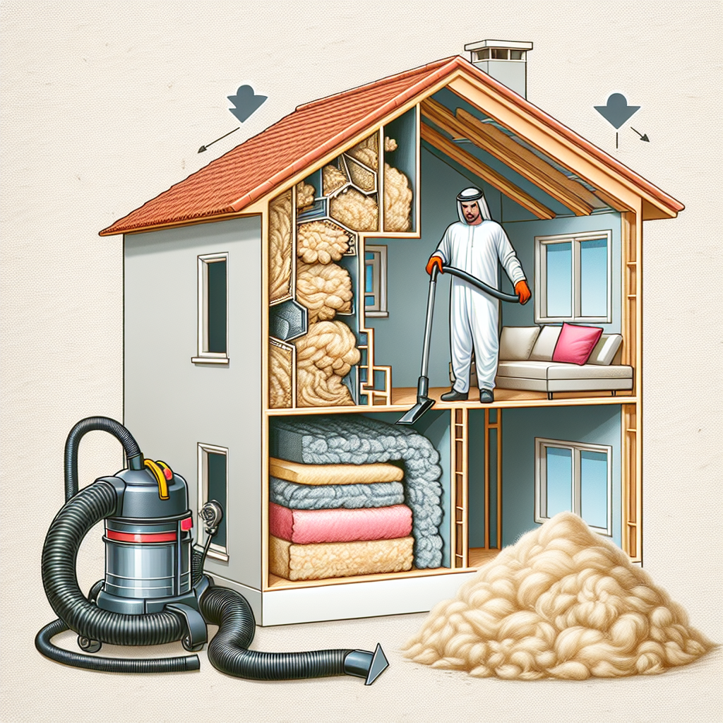 vacuum out blown in insulation