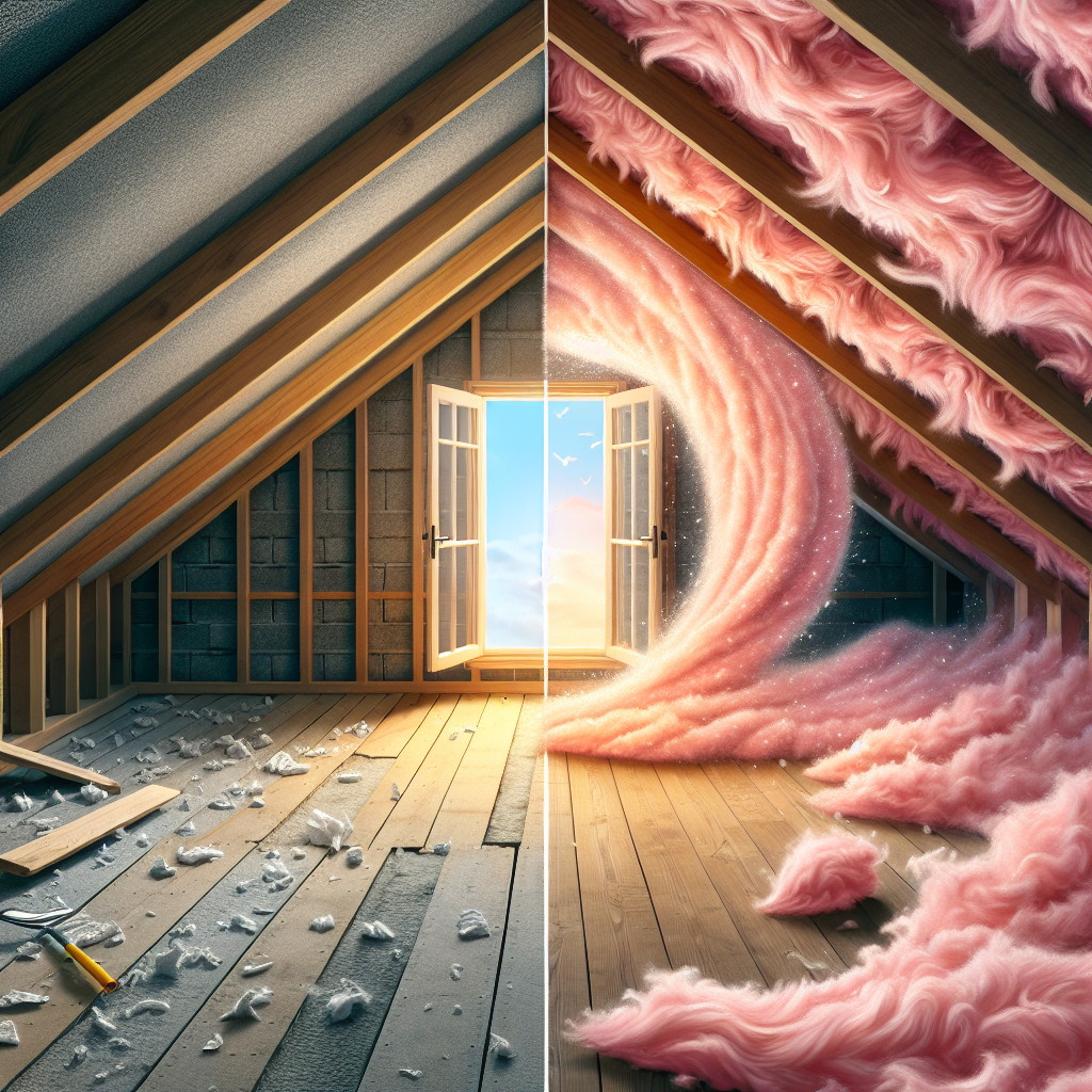 vapor barrier attic blown insulation