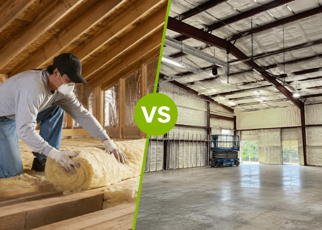 Residential vs Commercial Insulation